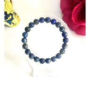 Natural Lapis Lazuli  Bead Bracelet 8MM